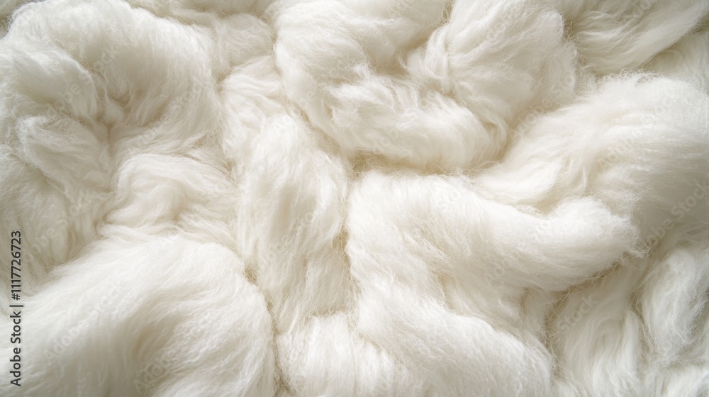 Soft, fluffy white texture resembling fur or fabric Soft, fluffy white texture resembling fur or fabric
