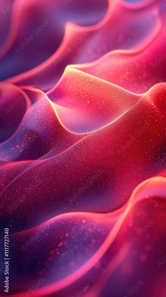 Obraz premium Colorful abstract waves with vibrant textures and gradients flowing across the canvas