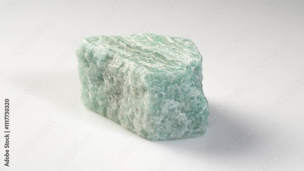 Captivating Natural Amazonite Gemstone Displaying Unique Texture and Color Variations Captivating Natural Amazonite Gemstone Displaying Unique Texture and Color Variations