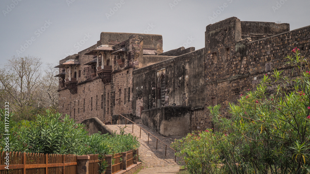 The architecture of Ranthambore Fort in Rajasthan, India The architecture of Ranthambore Fort in Rajasthan, India