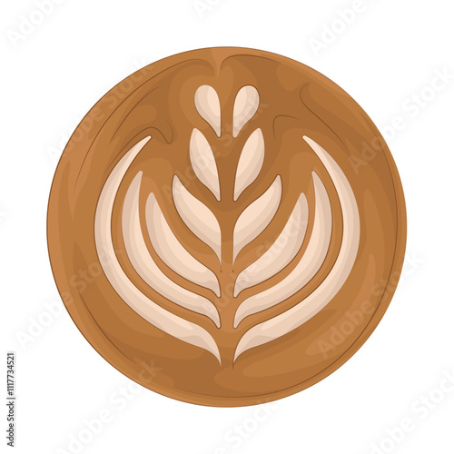 Illustration of Latte Art