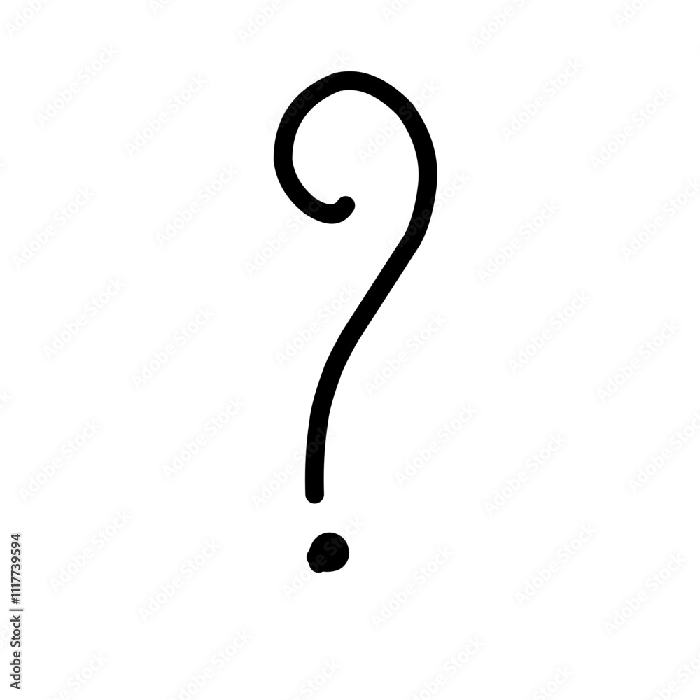 hand drawn question marks. doodle questions marks . vector illustration isolated background hand drawn question marks. doodle questions marks . vector illustration isolated background
