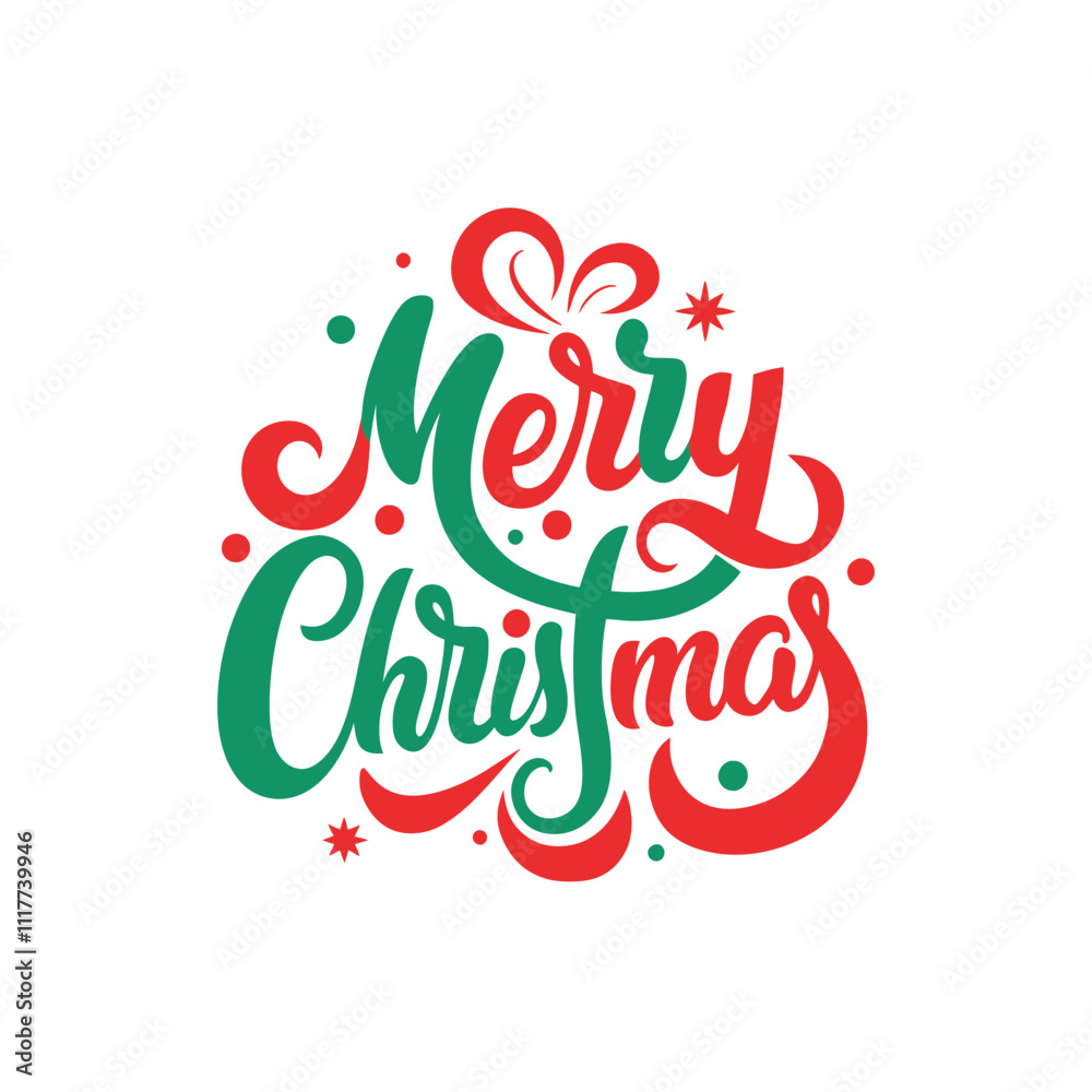 create vector design merry christmas typography create vector design merry christmas typography
