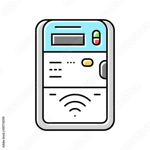 smart metering energy policy color icon vector. smart metering energy policy sign. isolated symbol illustration