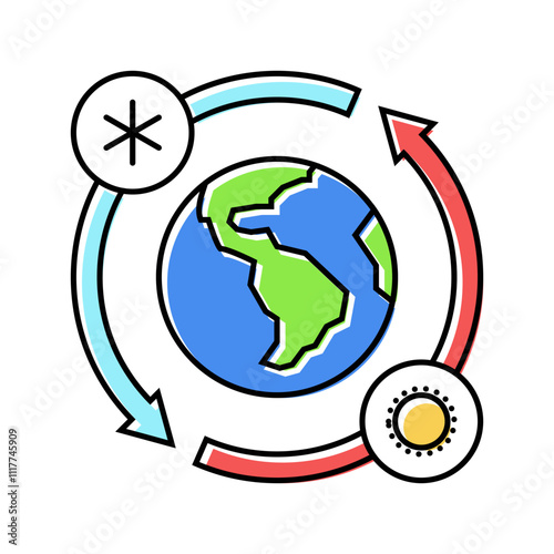climate resilience energy policy color icon vector. climate resilience energy policy sign. isolated symbol illustration