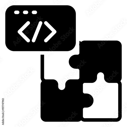 build icon, glyph icon style