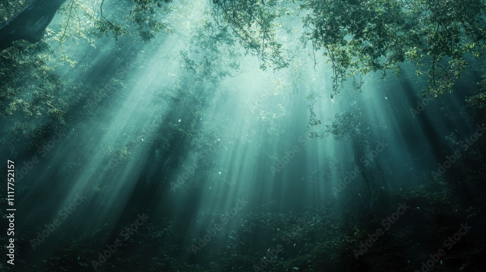 Serene nature aerial views of tranquility Serene nature aerial views of tranquility