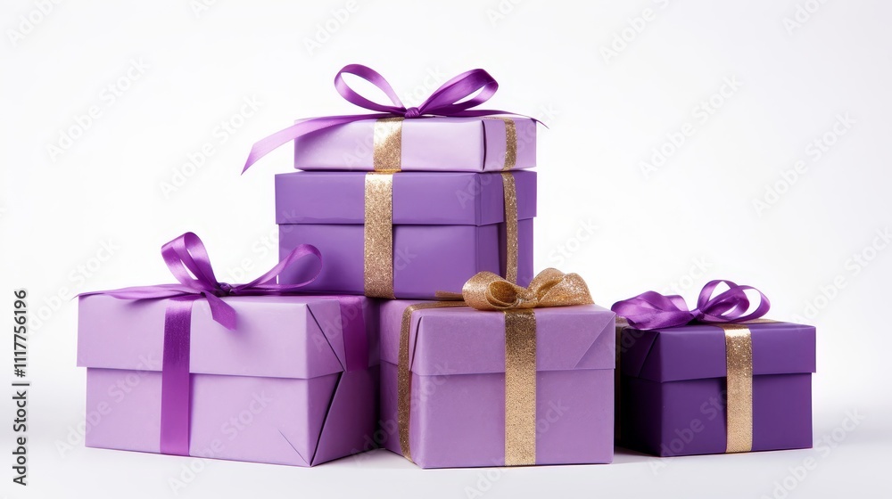 Obraz premium gift boxes with ribbon