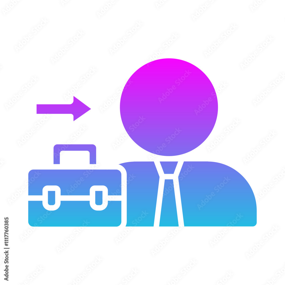 Going To Work Icon Going To Work Icon