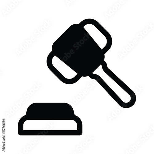 Get this amazing icon of auction in modern style