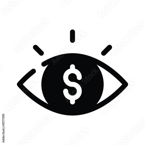 Take a look at this amazing icon of business monitoring in modern style