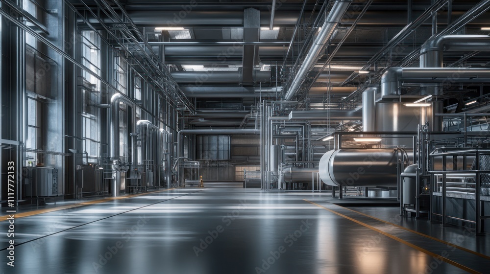 Industrial Facility Interior: A Glimpse into Modern Manufacturing Industrial Facility Interior: A Glimpse into Modern Manufacturing