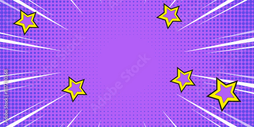 Manga-style concentrated line (white) illustration
