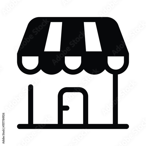 A storefront icon, representing retail business or small shops