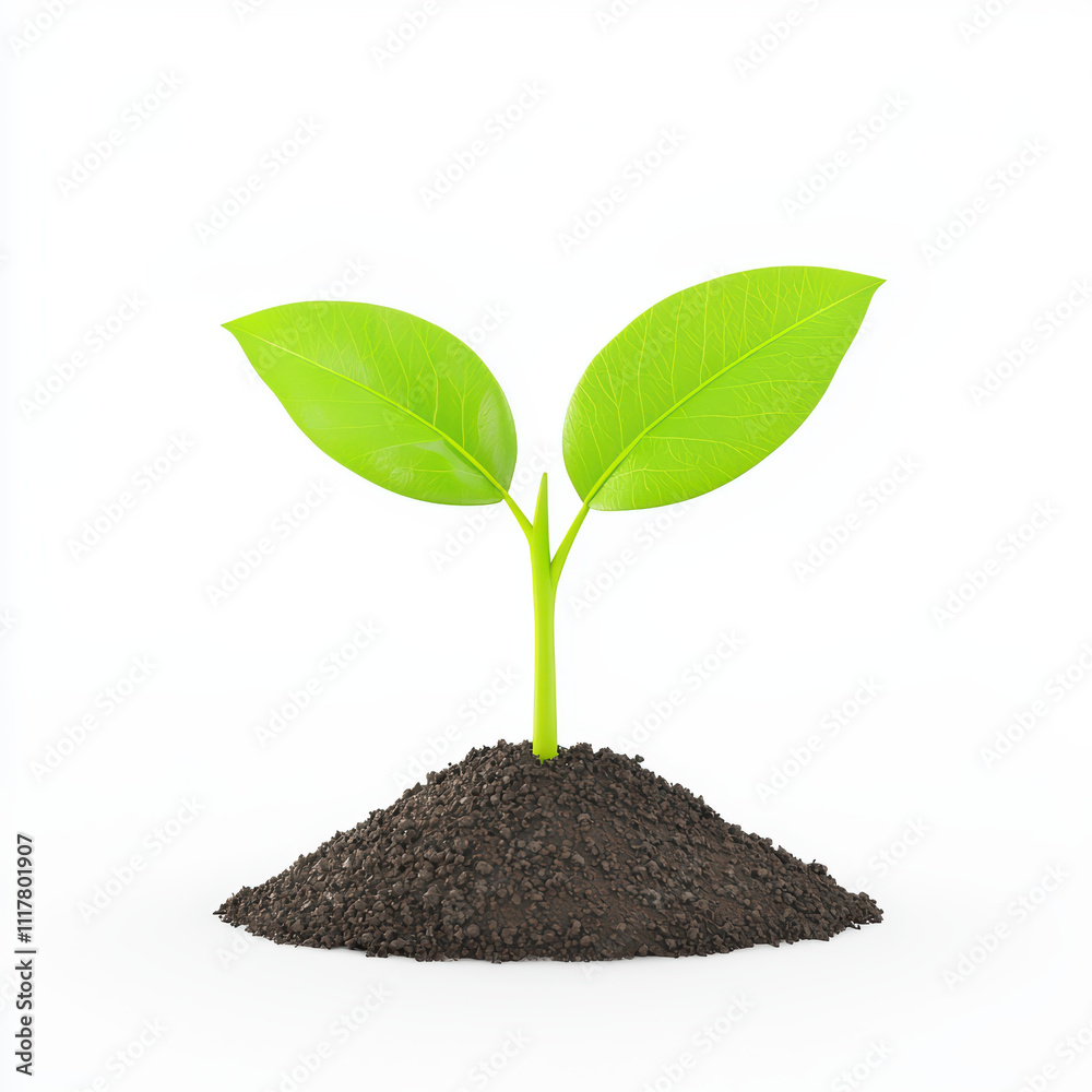 small sapling with vibrant green leaves emerges from dark soil, symbolizing growth and renewal. This captures essence of nature resilience and beauty small sapling with vibrant green leaves emerges from dark soil, symbolizing growth and renewal. This captures essence of nature resilience and beauty