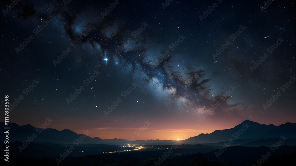 Fototapeta premium sky with stars