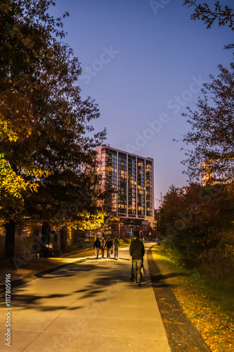 Wallpaper Mural Evening walks on the Beltline—where steps meet stories, Atlanta Beltline Eastside Trail, Atlanta, Georgia, United States of America Torontodigital.ca