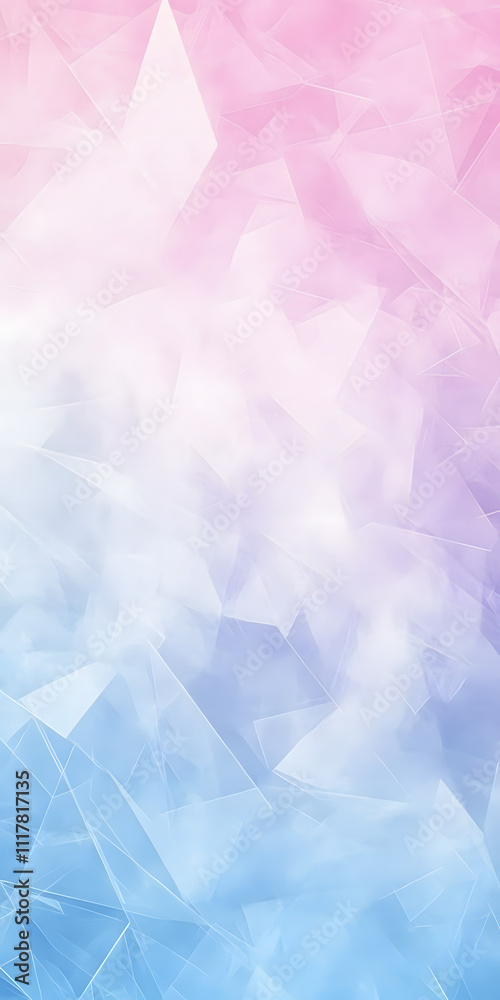 Naklejka premium Soft Abstract Pastel Geometric Pattern