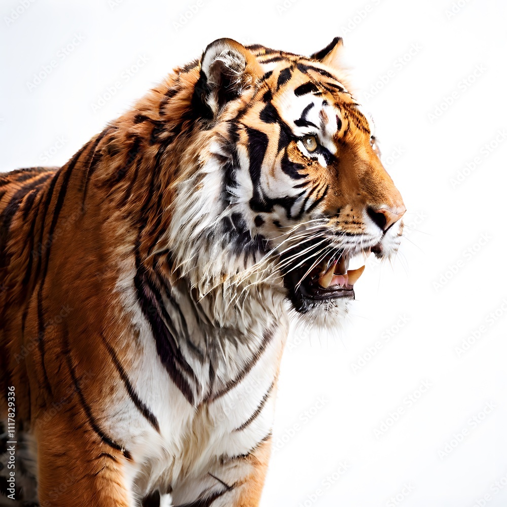 Fototapeta premium beautiful animal in a studio isolated wild life