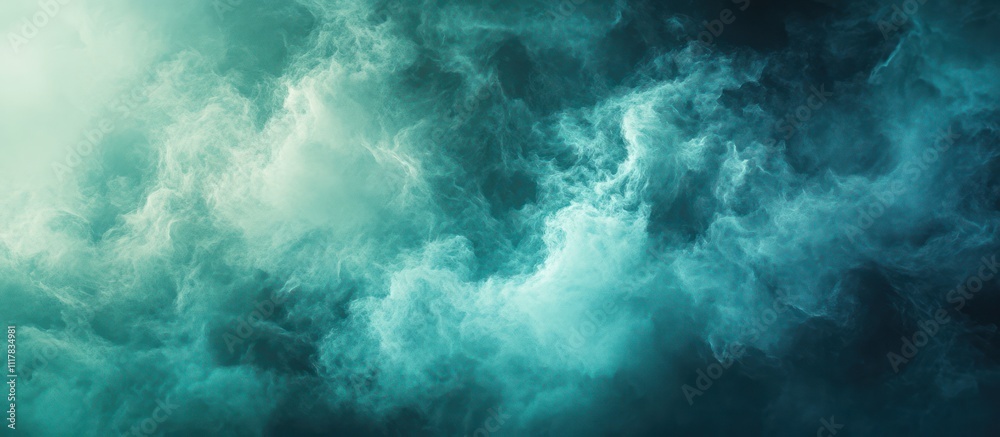 Abstract teal and dark clouds in the sky. Abstract teal and dark clouds in the sky.