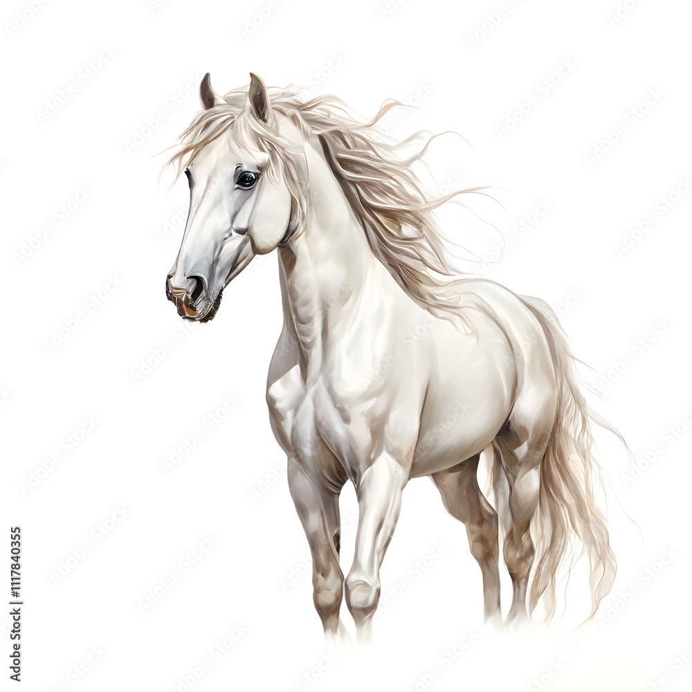 beautiful animal in a studio isolated wild life