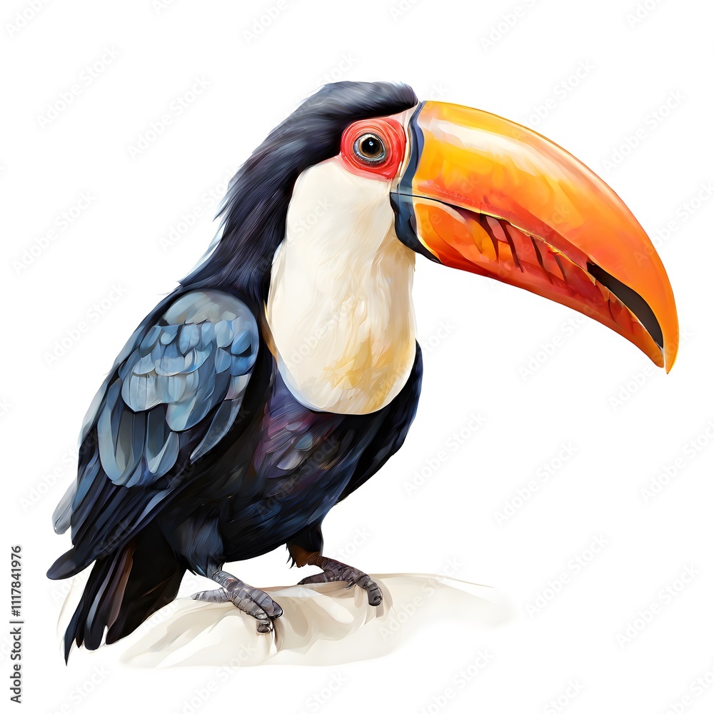 Obraz premium beautiful animal in a studio isolated wild life