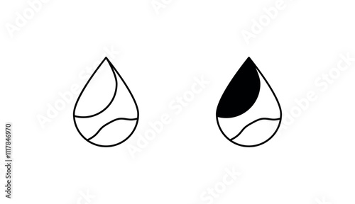 Makeup Sponge icon design with white background stock illustration