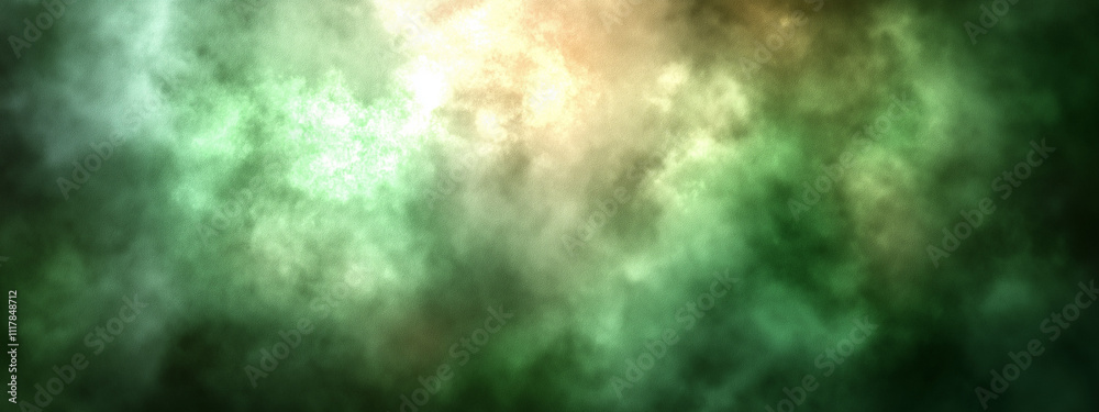 Green Mist Abstract Background Digital Texture