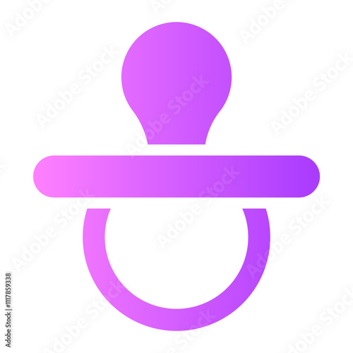 pacifier gradient icon