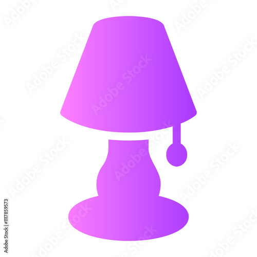 table lamp gradient icon