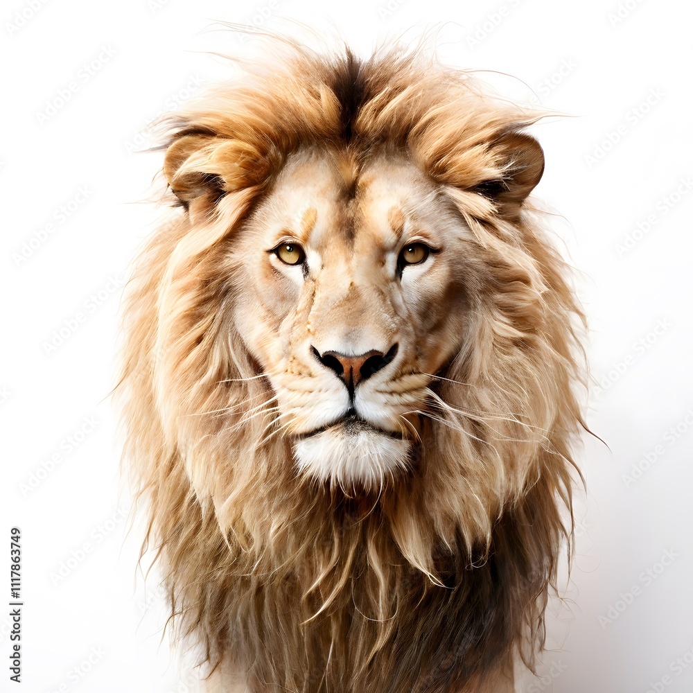 Fototapeta premium beautiful animal in a studio isolated wild life