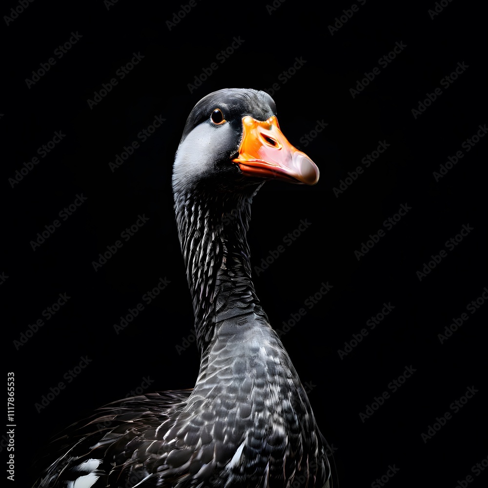 beautiful animal in a studio isolated on black wild life beautiful animal in a studio isolated on black wild life