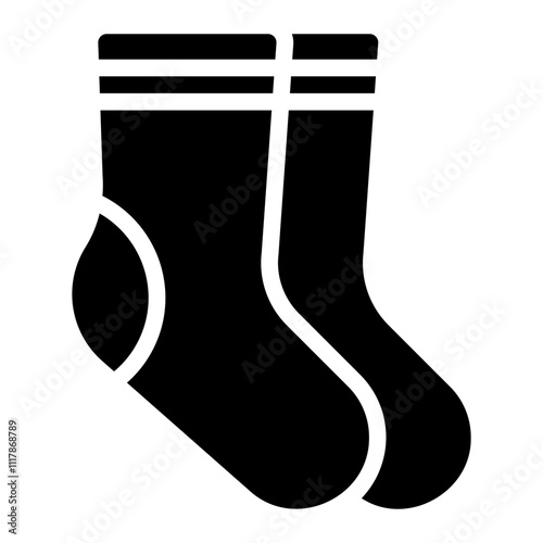 socks glyph icon