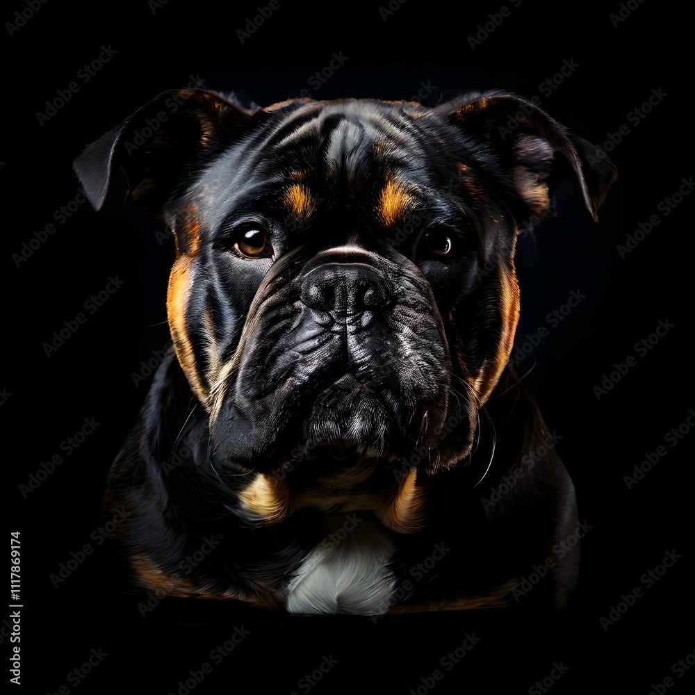 beautiful animal in a studio isolated on black wild life beautiful animal in a studio isolated on black wild life