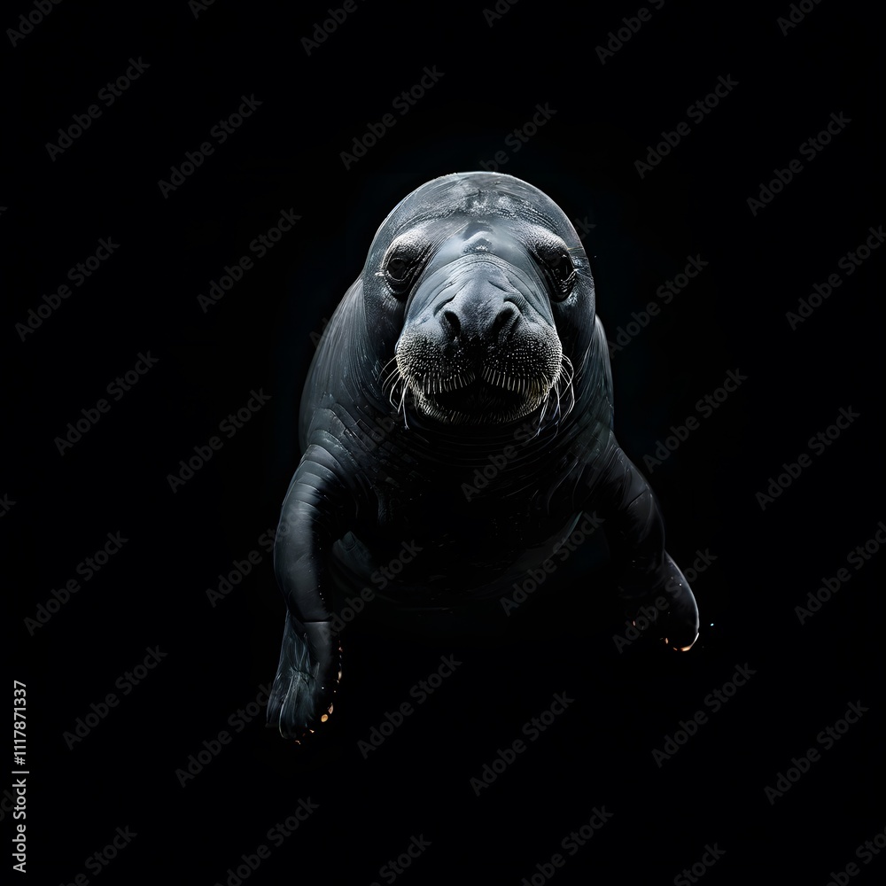beautiful animal in a studio isolated on black wild life beautiful animal in a studio isolated on black wild life