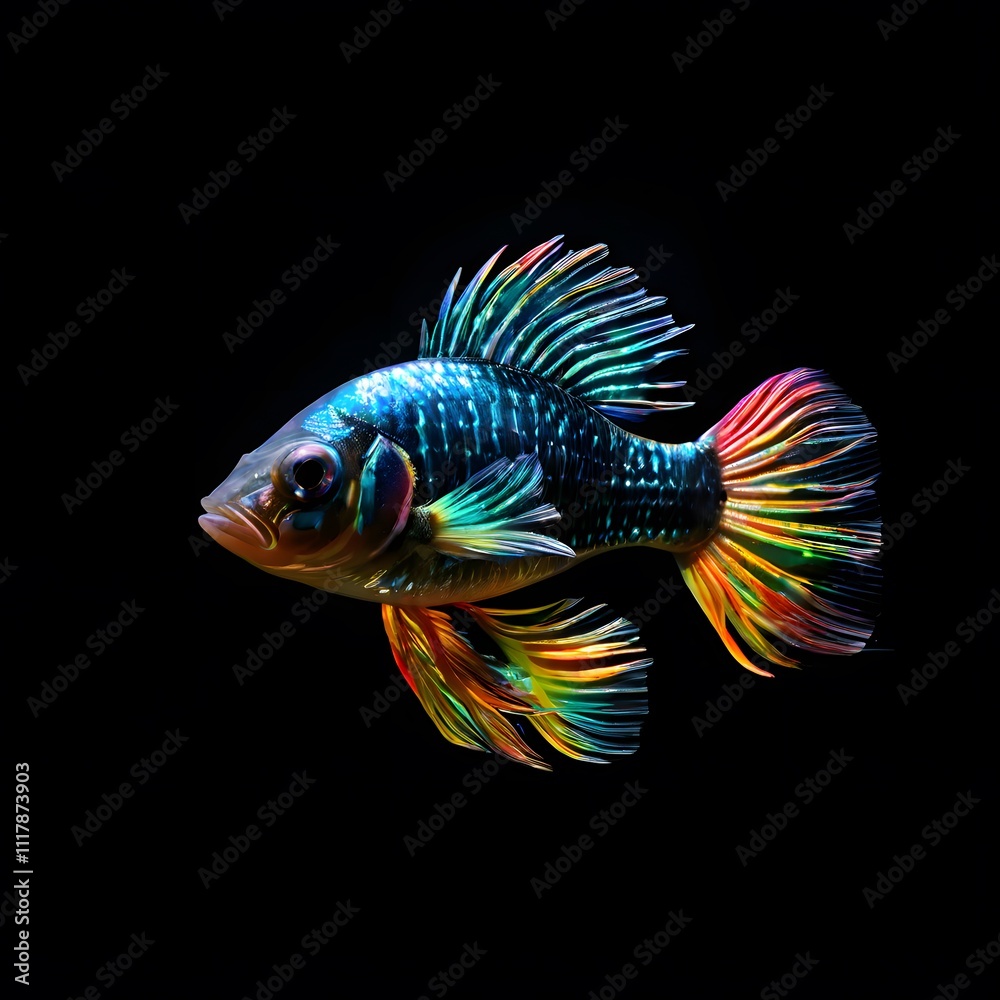 beautiful animal in a studio isolated on black wild life beautiful animal in a studio isolated on black wild life