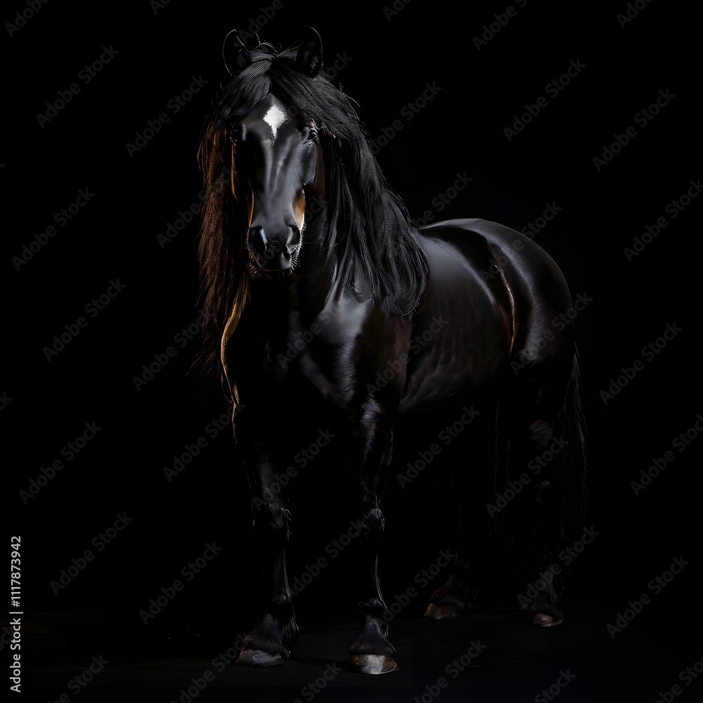 beautiful animal in a studio isolated on black wild life beautiful animal in a studio isolated on black wild life