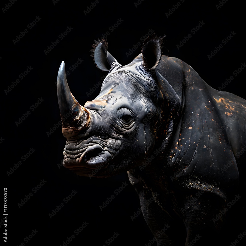 beautiful animal in a studio isolated on black wild life beautiful animal in a studio isolated on black wild life