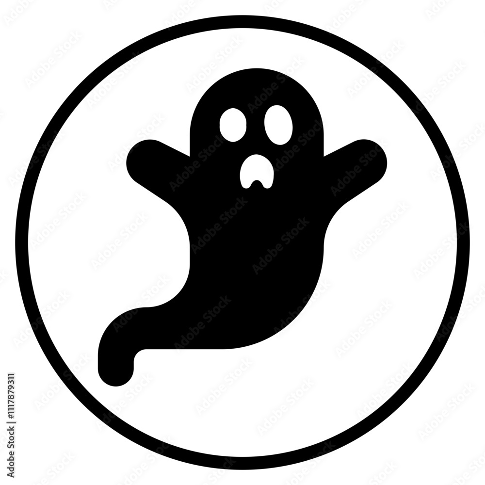 ghost glyph icon ghost glyph icon