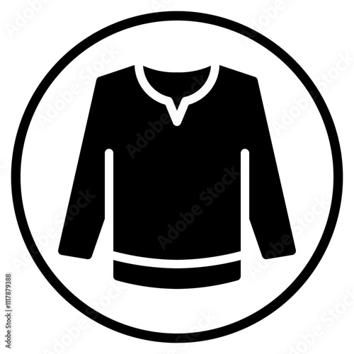 pijama glyph icon