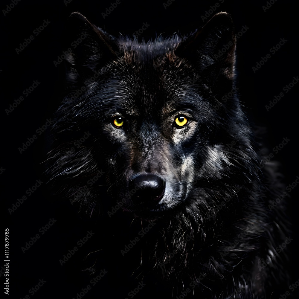 beautiful animal in a studio isolated on black wild life beautiful animal in a studio isolated on black wild life