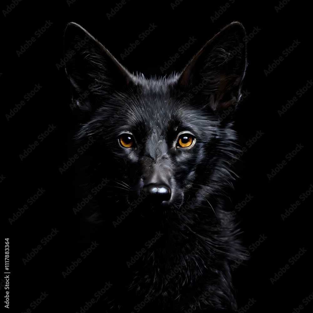 beautiful animal in a studio isolated on black wild life beautiful animal in a studio isolated on black wild life