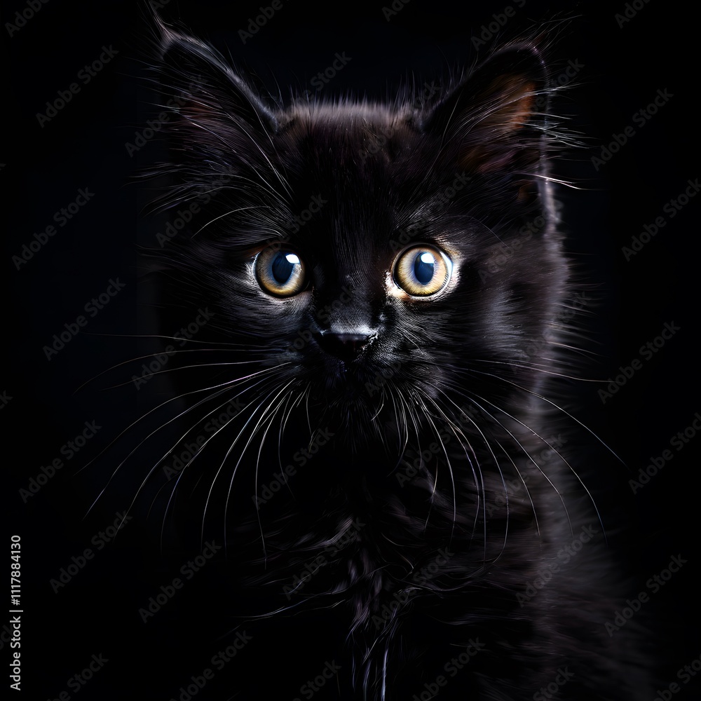 beautiful animal in a studio isolated on black wild life beautiful animal in a studio isolated on black wild life