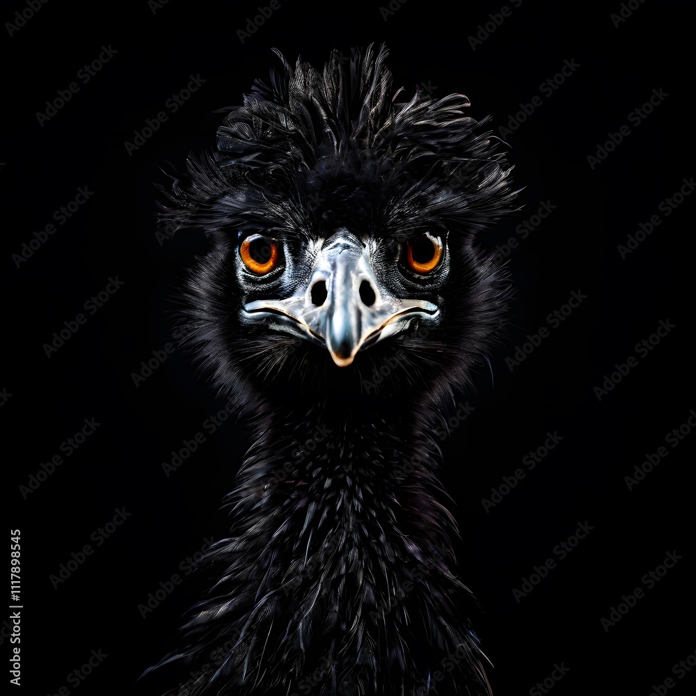 beautiful animal in a studio isolated on black wild life beautiful animal in a studio isolated on black wild life
