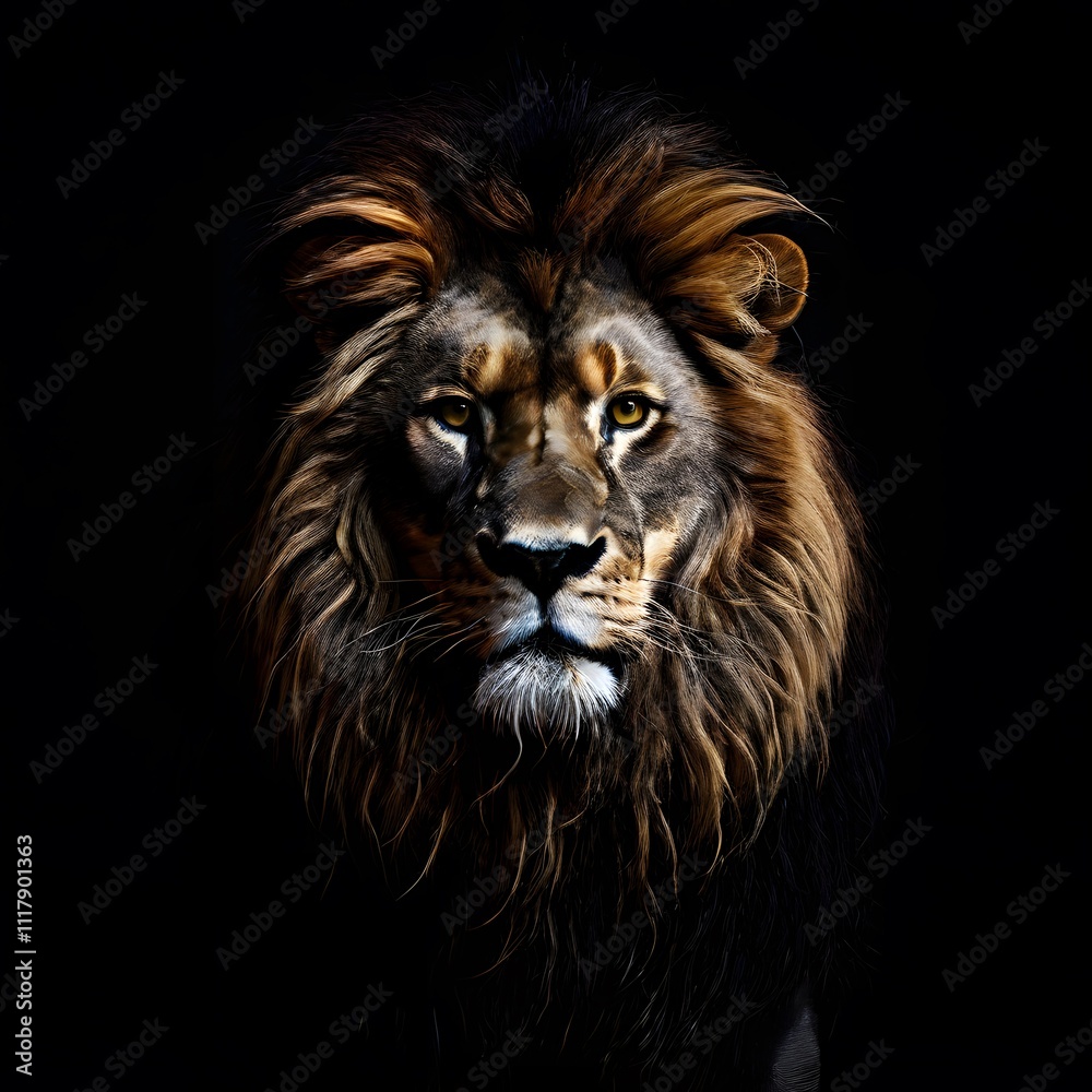 beautiful animal in a studio isolated on black wild life beautiful animal in a studio isolated on black wild life