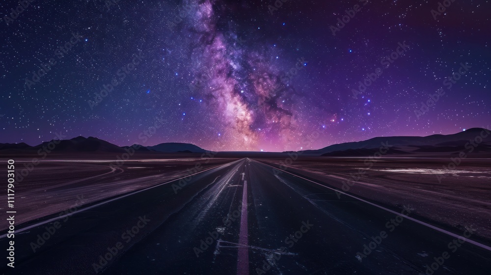 Fototapeta premium Milky Way Road