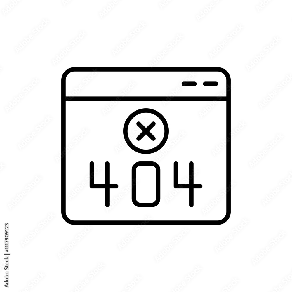 Internet down outline icons, minimalist vector illustration ,simple transparent graphic element .Isolated on white background Internet down outline icons, minimalist vector illustration ,simple transparent graphic element .Isolated on white background