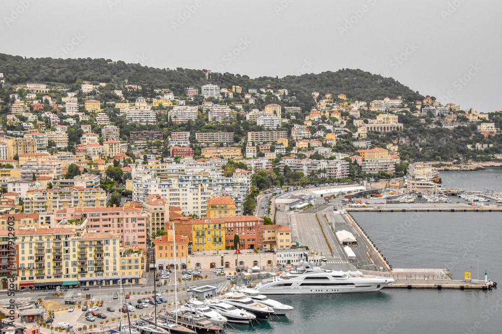 Fototapeta premium France. Nice. Cote d'Azur. Buildings and structures
