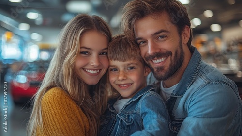  happy family poses together, showcasing joy and connection 