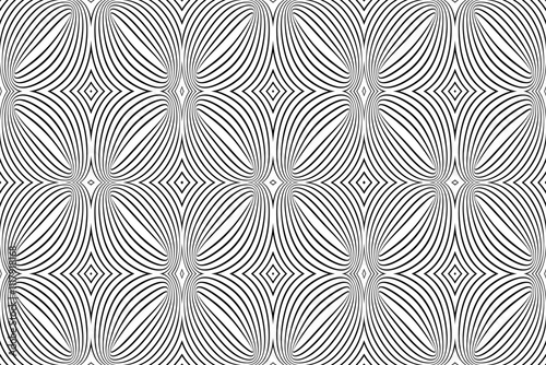 Abstract Seamless Geometric Lines Pattern.